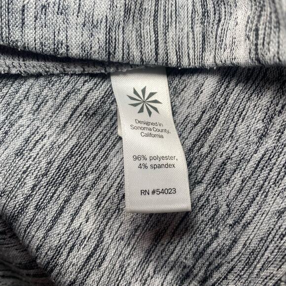 Athleta Women's size Medium Gray Cityscape Pullover Crewneck Sweater Loungewear - Picture 8 of 9